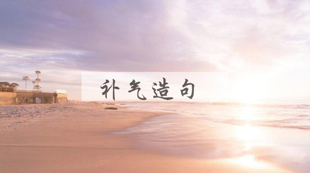 用补气造句