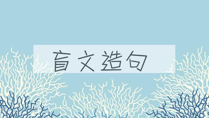 用盲文造句