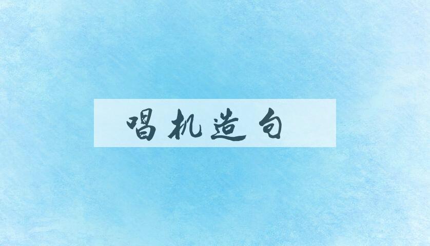 用唱机造句