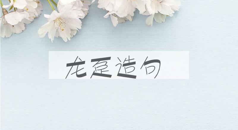 用龙趸造句