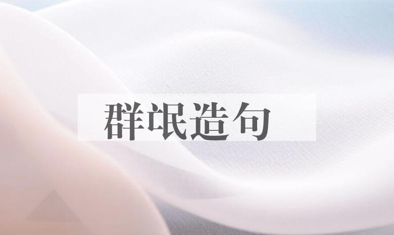 用群氓造句