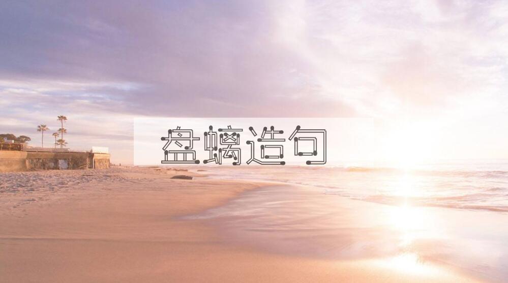 用盘螭造句