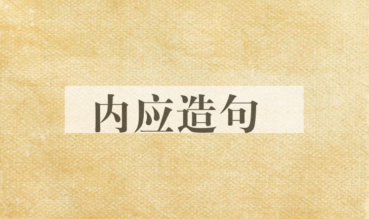 用内应造句