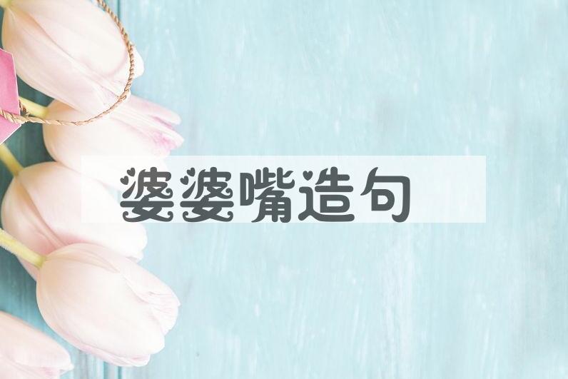 用婆婆嘴造句