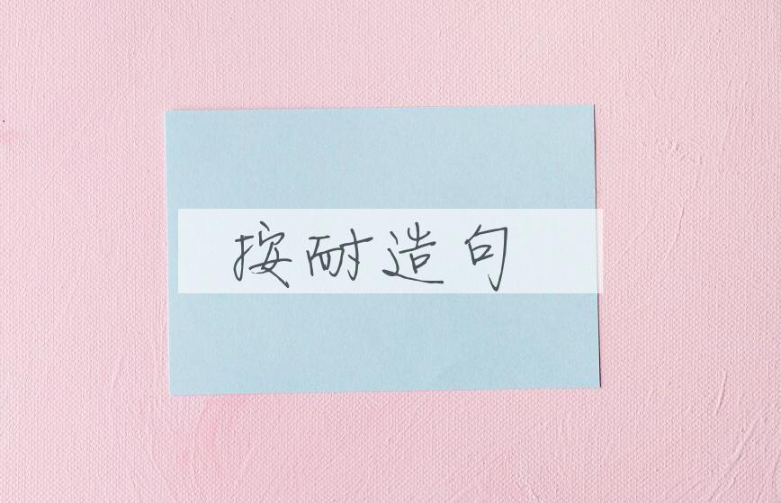 用按耐造句
