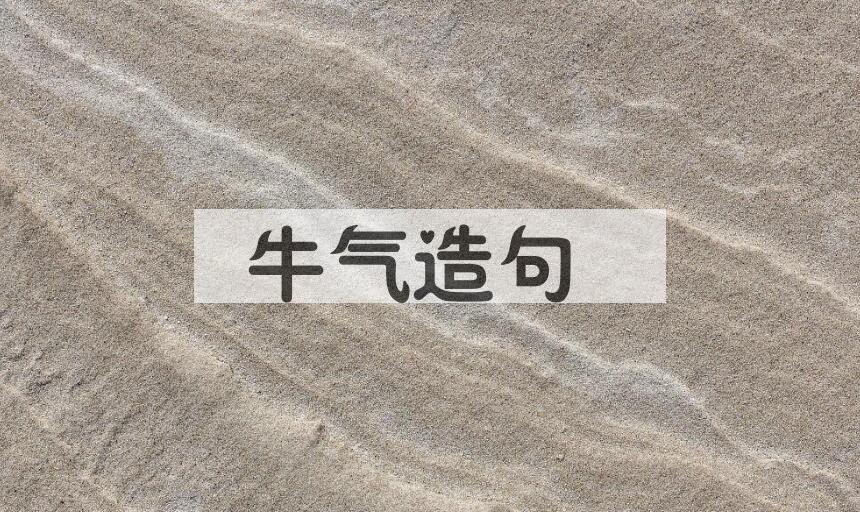 用牛气造句
