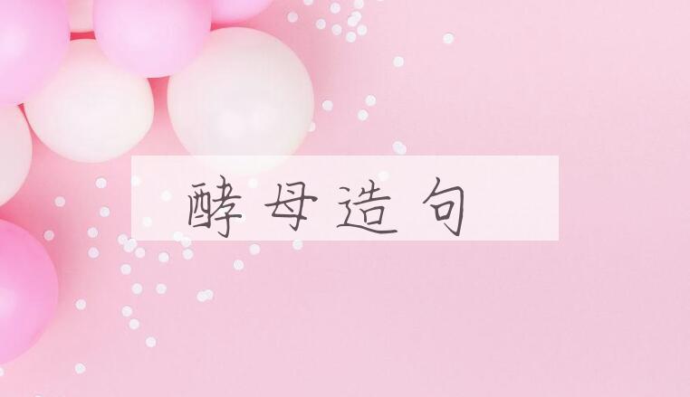 用酵母造句