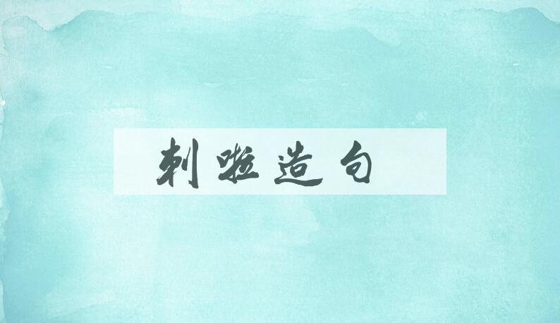 用刺啦造句