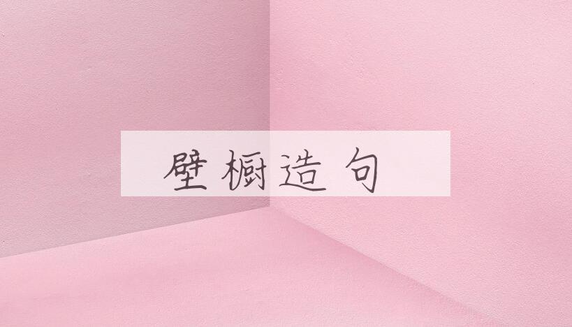 用壁橱造句