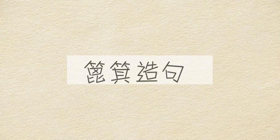用篦箕造句