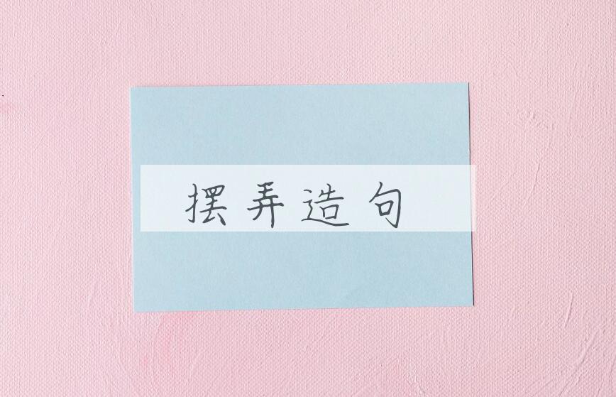 用摆弄造句