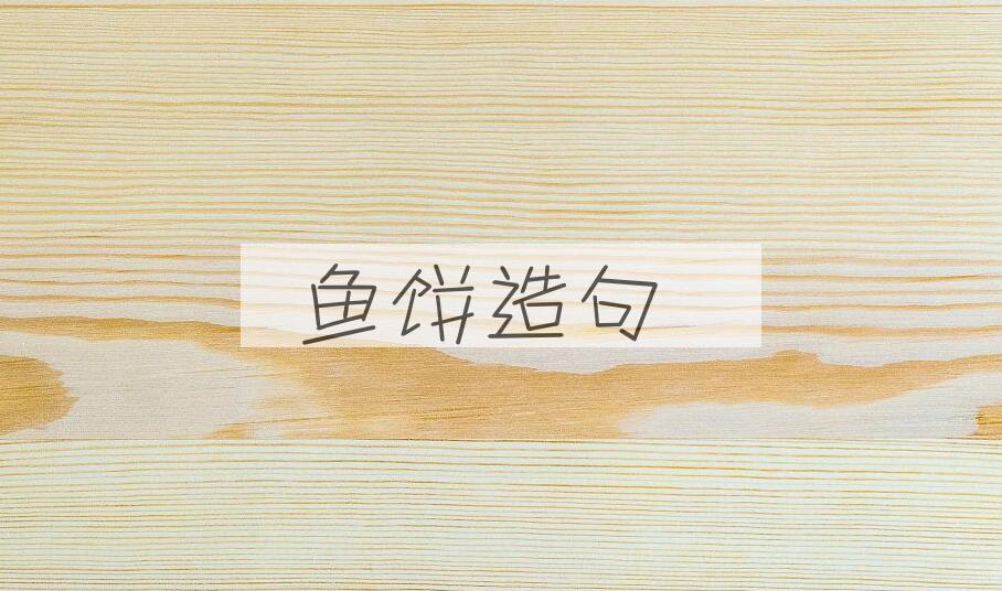 用鱼饼造句