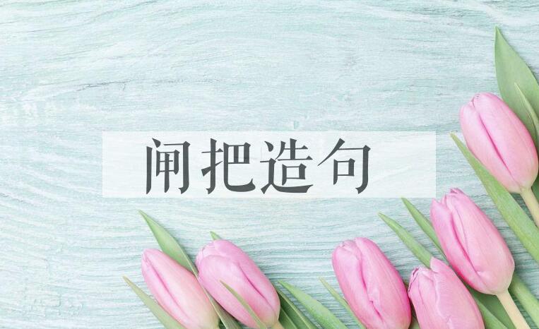 用闸把造句