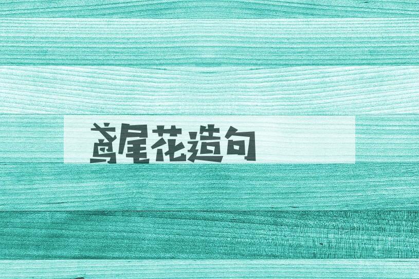 用鸢尾花造句