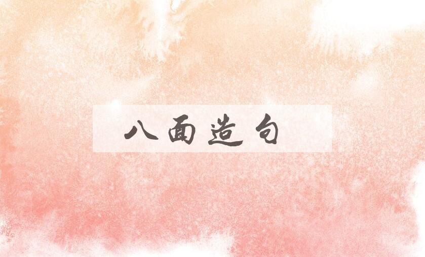 用八面造句
