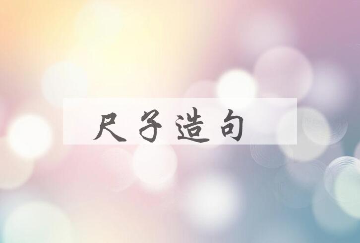用尺子造句