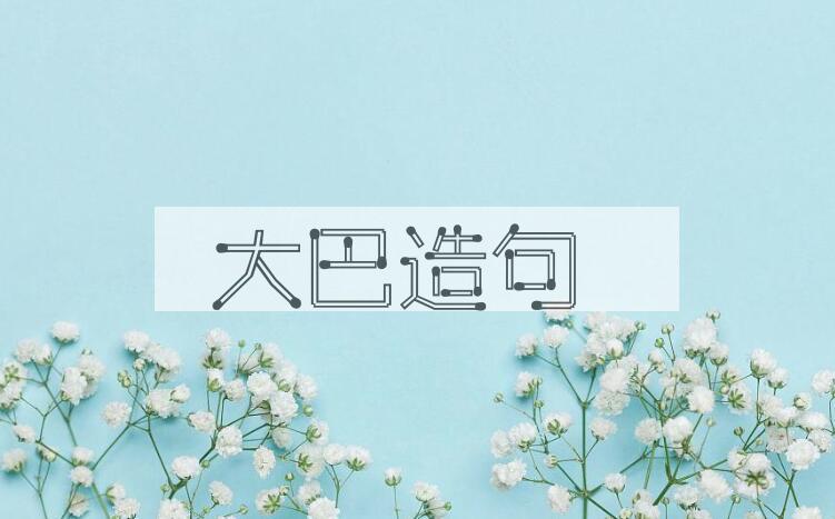 用大巴造句