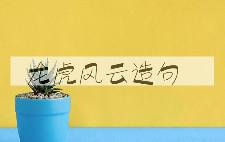 用龙虎风云造句
