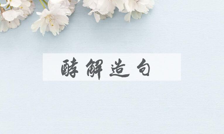 用酵解造句