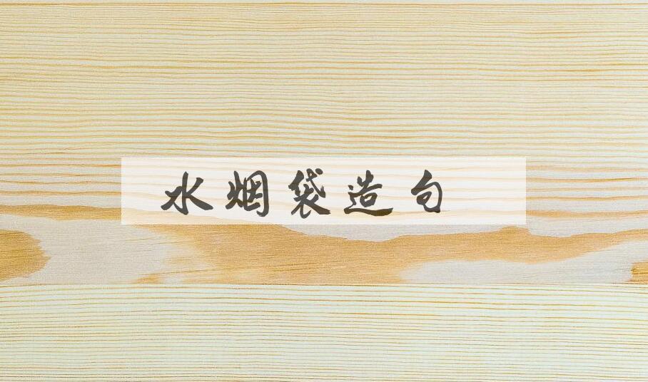 用水烟袋造句