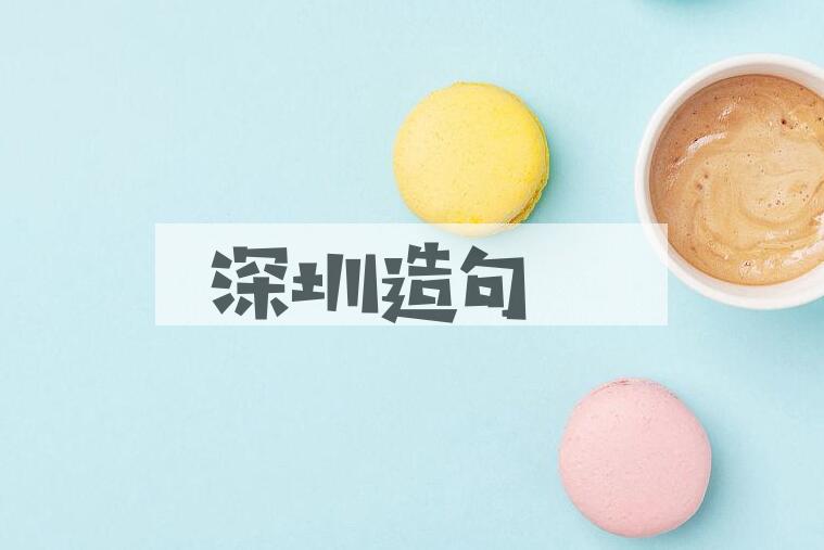 用深圳造句