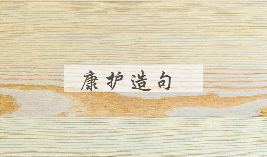 用康护造句