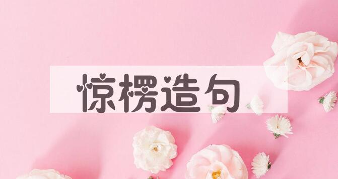 用惊楞造句