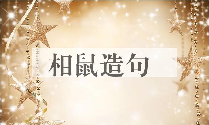 用相鼠造句