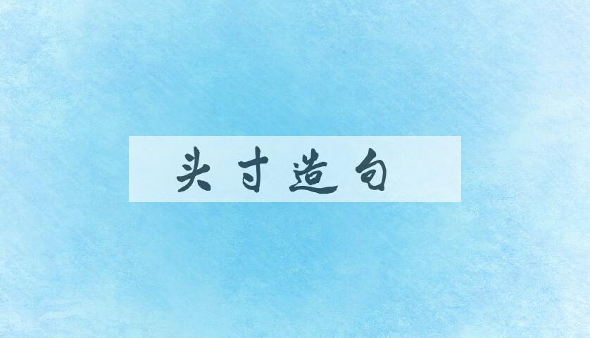 用头寸造句