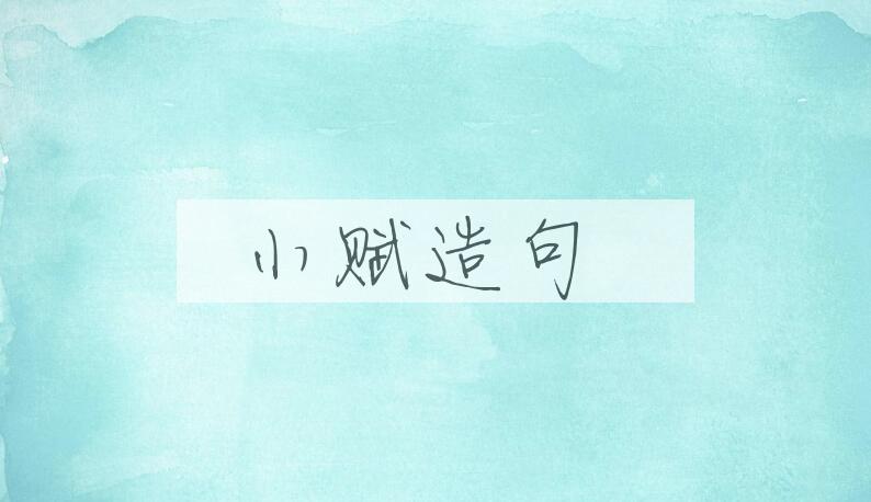 用小赋造句