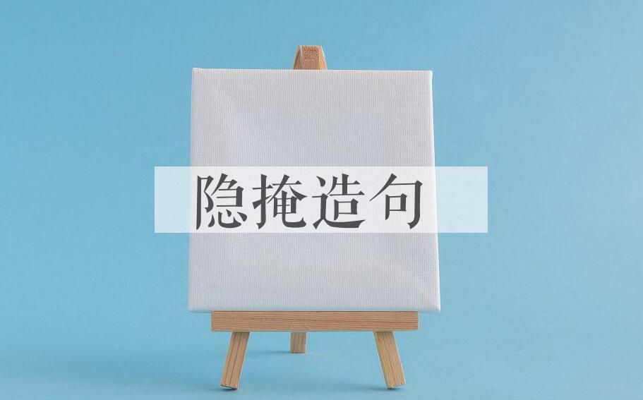 用隐掩造句