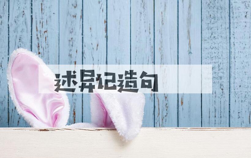 用述异记造句