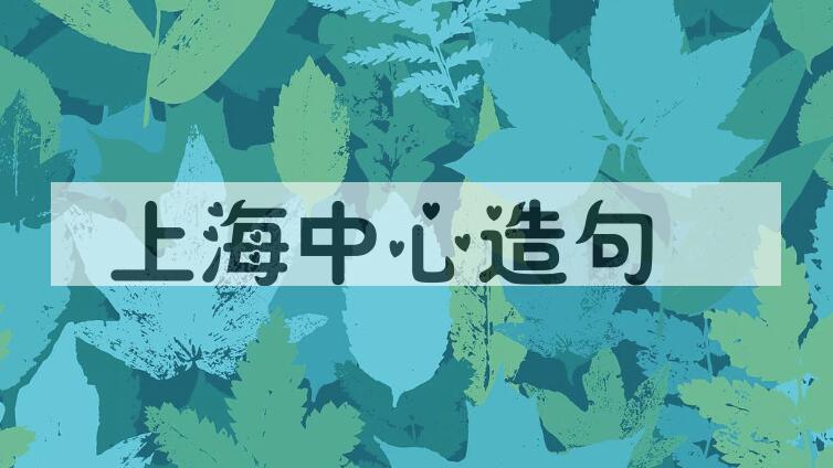 用上海中心造句