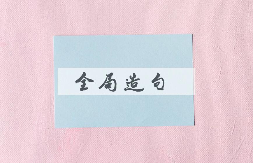用全局造句