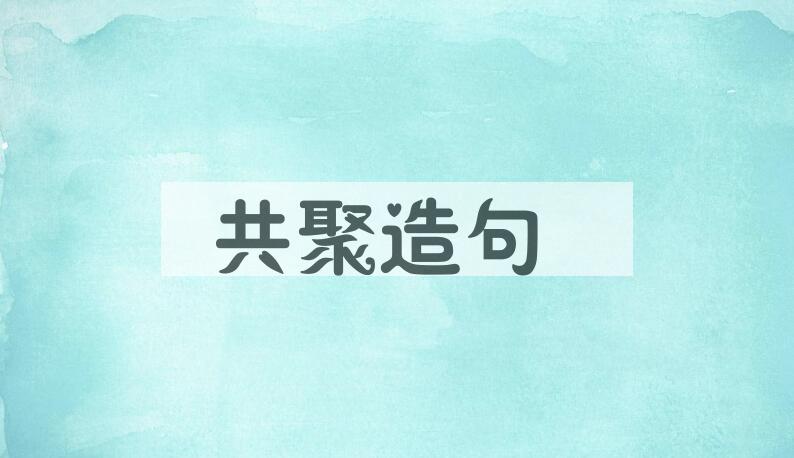 用共聚造句