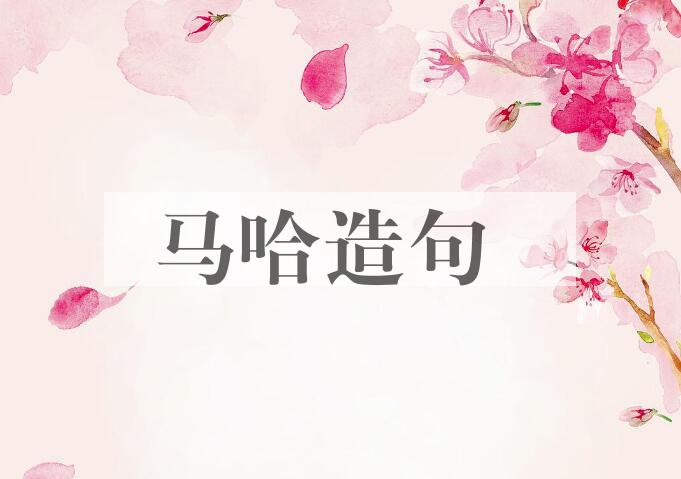 用马哈造句