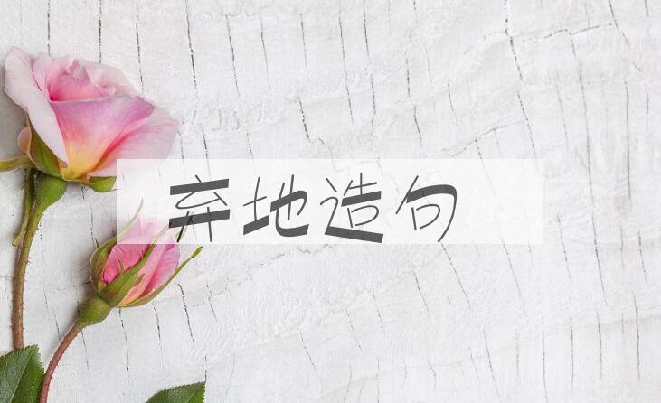 用弃地造句