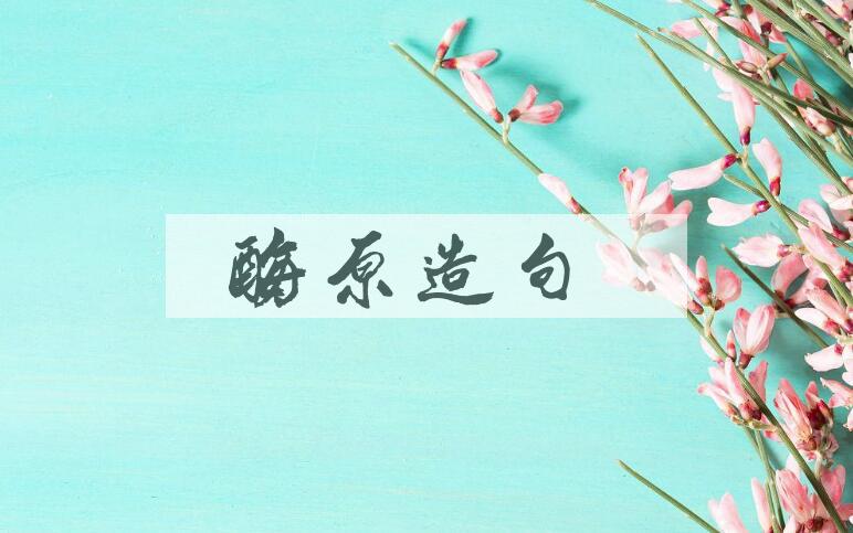 用酶原造句