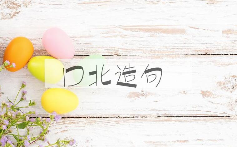 用口北造句
