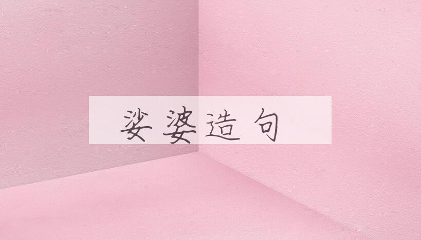 用娑婆造句