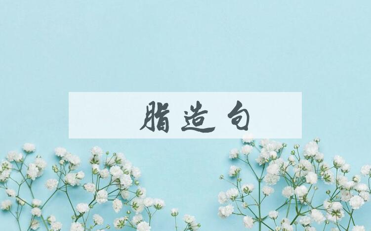 用胭脂造句