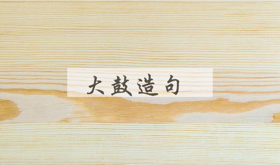 用大鼓造句