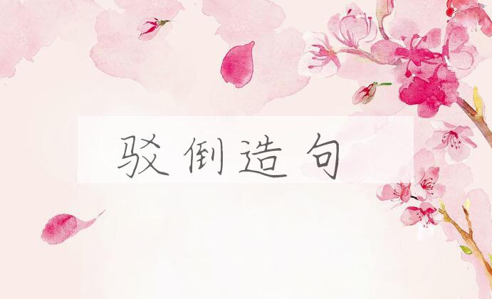 用驳倒造句