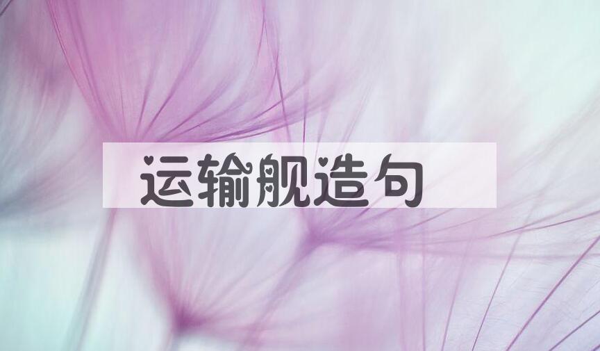 用运输舰造句
