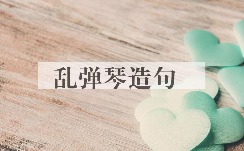 用乱弹琴造句