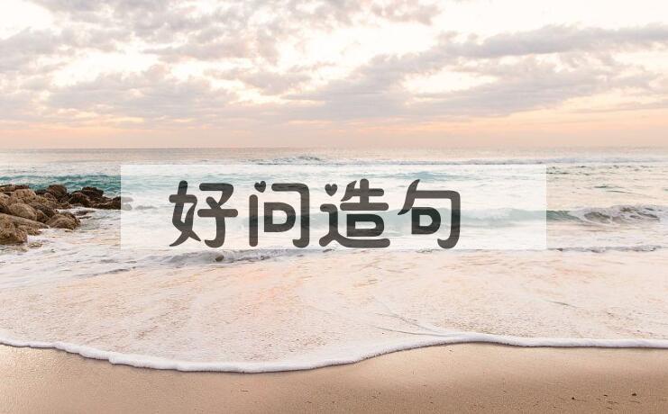 用好问造句