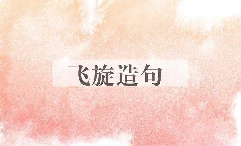 用飞旋造句