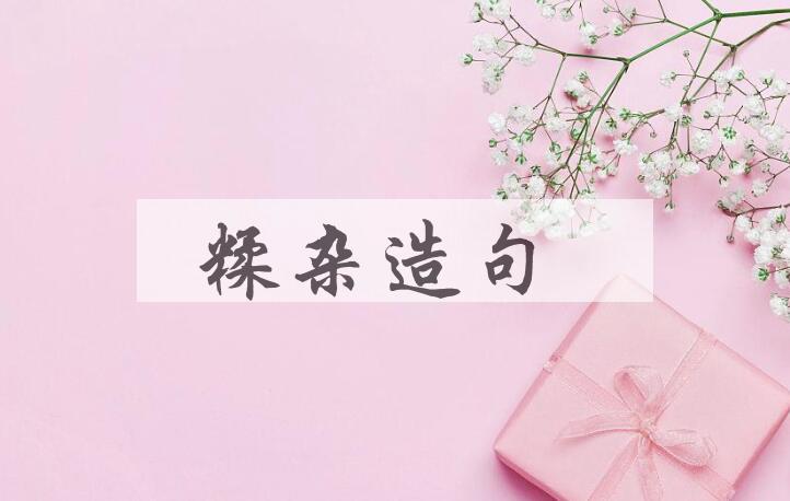 用糅杂造句