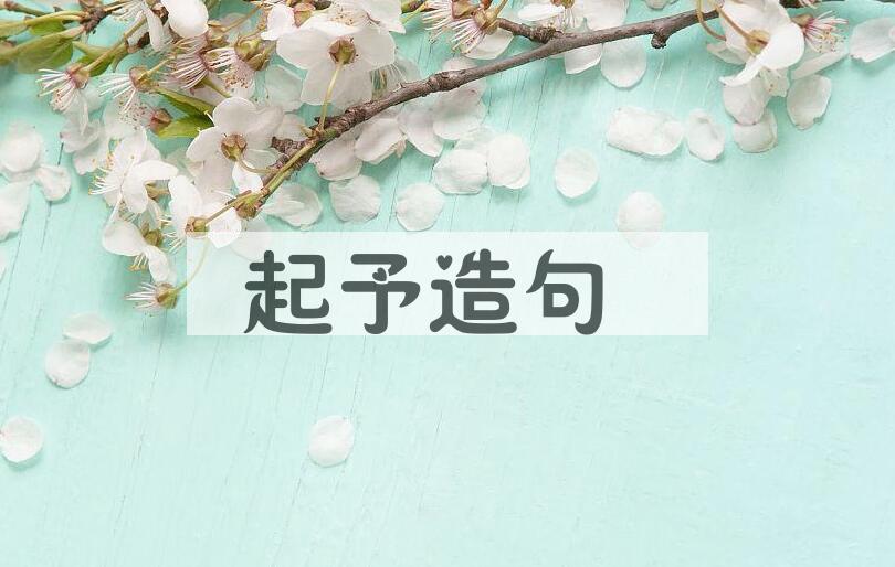 用起予造句