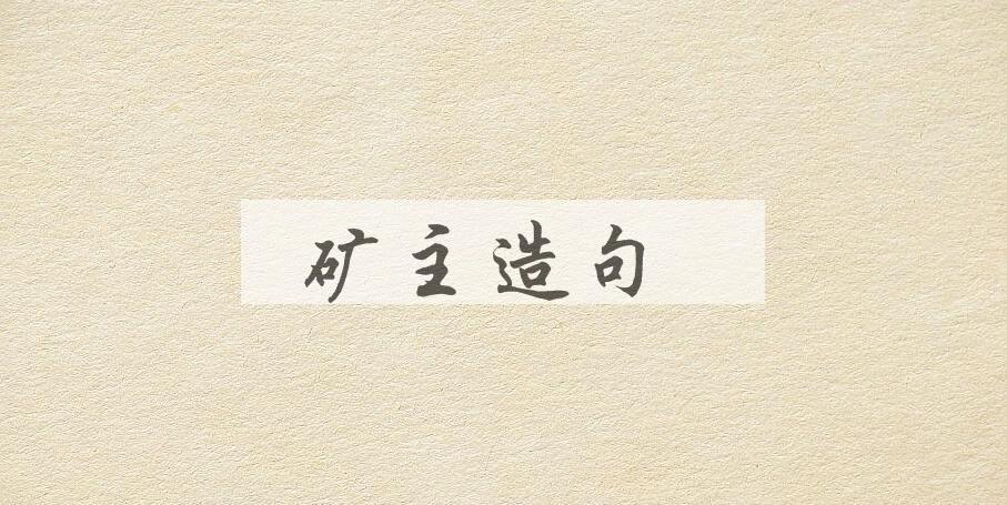 用矿主造句